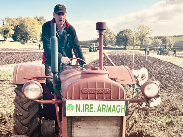 Seamus Crossan finished third in the Vintage Senior Class at Listooder Ploughing Match last weekend in Lisburn