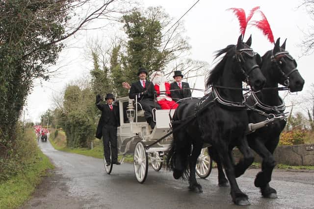The Real Santa leads the way in Angelo Kane's magnificent carriage