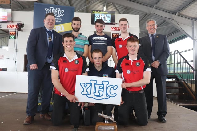 YFCU Advanced winners, sponsored by Lister Shearing.
