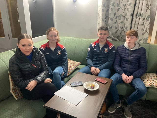 Seskinore YFC who attended the Tyrone quiz night