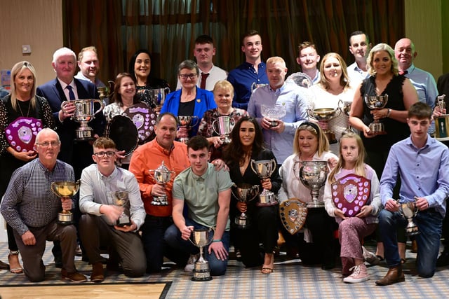 Prize winners at the NI Suffolk Branch awards night. Members of the NI Branch once again made their mark throughout 2023