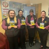 Mid Tyrone Group office staff with the 2024 UFU diary. Pic: UFU