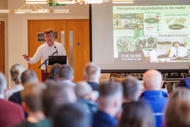 Dr John O’Doherty, who was among the speakers at last year’s Irish Pig Health Society Symposium at the Curragh.