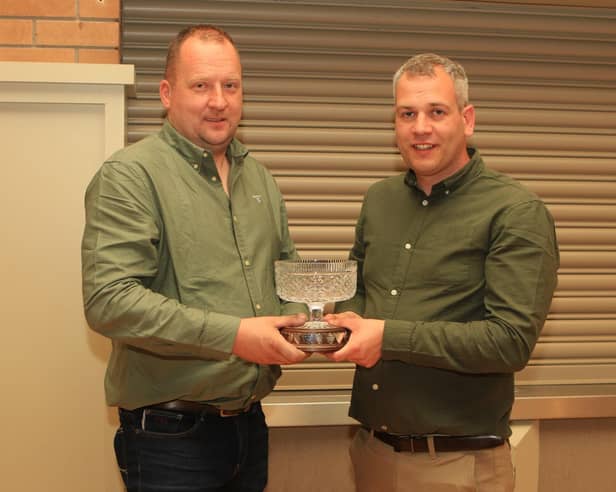 Danske Bank reserve female of the year crystal bowl winner: Ranfurly Weikel 56th from David & Jonny Hazelton presented by chairman Shane McDonald