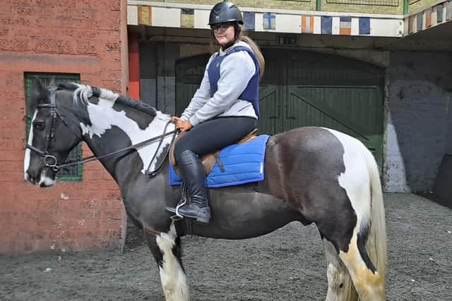 Katie Duddy and Billy competed in the 70cm class. (Pic: Ecclesville)