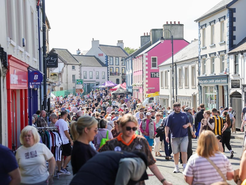 Annual Ould Lammas Fair is held in Ballycastle, Co. Antrim. The fair, which has been going for over 400 years, takes place on the last Monday and Tuesday of August. Horse trading is one of the main attraction of the fair. Picture by Jonathan Porter/PressEye