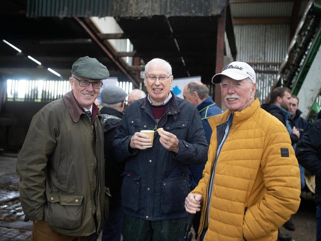 John Henning, James Morrison and Alan McIlmoyle pictured during the UGS event at Workman Farms