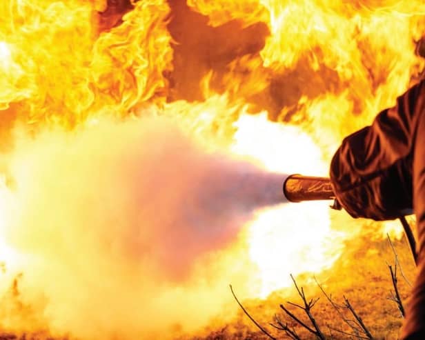 Farm fire