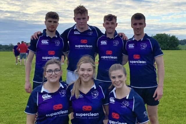 Each year Ahoghill YFC participates in the Belfast city marathon relay to raise money for a special charity