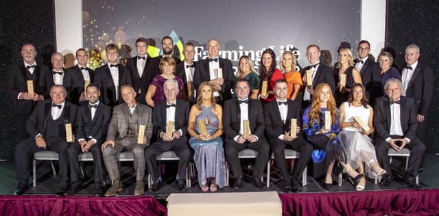 All of the winners at the Farming Life Awards 2022 held in the Crowne Plaza Belfast. Picture: Steven McAuley/McAuley Multimedia