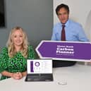 Launching Ulster Bank’s new Carbon Planner platform is Head of Agriculture, Cormac McKervey alongside Lynsey Cunnigham, Climate Propositions at NatWest Group.