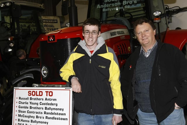 William Beattie and Brian Hanna pictured at the John McElderry's open night in Ballymoney. Picture: Steven McAuley/Kevin McAuley Photography Multimedia