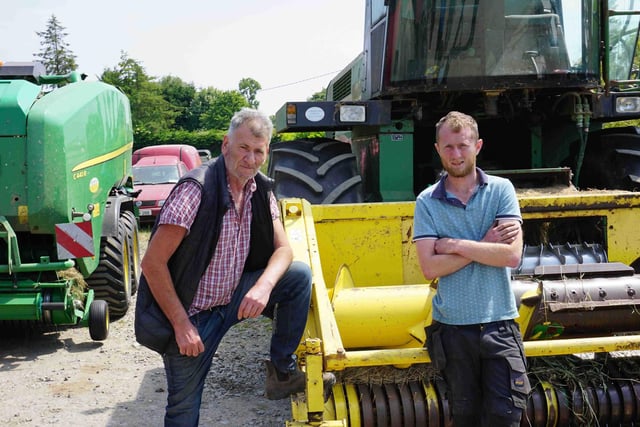 Colm and Liam Ó Curraoin, Colm Curran Agri, Meath. (Pic: TG4)