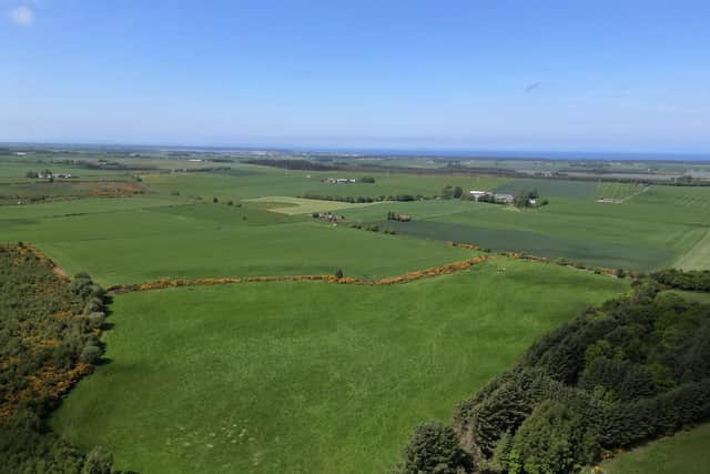 Land at Monaughty, Toreduff and Dykeside Farms. Picture: Galbraith