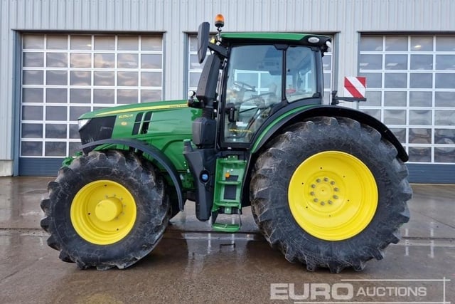 2021 John Deere 6250R 4WD Tractor, Front Links & PTO, Command Pro, Ultimate Edition, Electric Leather Heated Seat & Mirrors, Auto Steer with Receiver, Chrome Exhaust, John Deere Warranty Remaining (1,375 Hours) (Reg. Docs. Available)