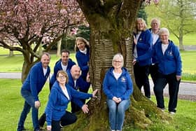 The nine members of the Farmers’ Choir who will travel to London this weekend to sing in the Coronation Concert, William Montgomery, Andrew Mackey, Valerie Cubitt, Dawn Stewart, Mary Lou Richmond, Mervyn Kelson, Ruth Kelso and Carol Hill along with Musical Director, Barkley Thompson.
