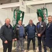 William Irwin MLA pictured with Edwin Poots MLA, UFU President David Brown, Victor Chestnutt and farmers at the annual Winter Fair.
