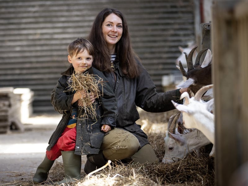 Becky and Toby Cole from Broughgammon Farm, Ballycastle
