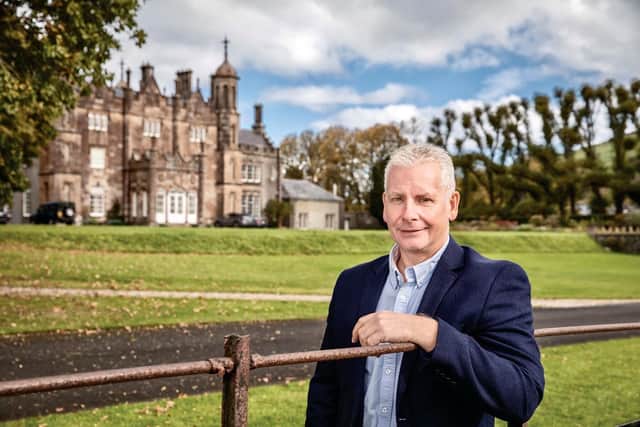 Adrian morrow, estate manager, Glenarm Castle and Chief Executive, Irish Grouse Conservation Trust, has been awarded a BEM for voluntary services to Habitat Conservation and to the community in County Antrim. (Pic: Glenarm Castle)
