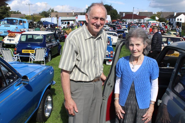 Billy and Gladys Sterritt at the Vintage Rally. Pic: Billy Maxwell