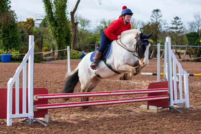 Emma Dodds riding Bounce Like Tigger in Class 1. (Pic: Martin O'Neill Photography)