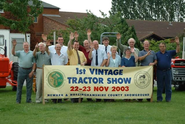 Pictured at the first show. (Pic: Newark Vintage Tractor & Heritage Show)