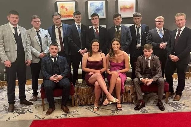 Strabane and District YFC at the recent dinner held by Tyrone YFC. Picture: Submitted