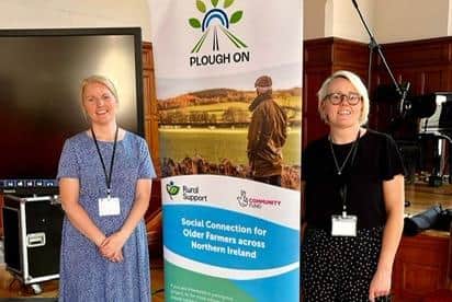 Keelin Reilly and Dr Aoibeann Walsh. Picture: Rural Support