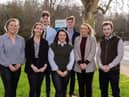 CAFREs' Great Agri-Food Debate Team. Back row from left to right: BSc (Hons) in Agricultural Technology students Joel McCluggage, Ballymena and Barry Woods, Raphoe, Co. Donegal. Front row left to right: BSc (Hons) in Food Business Management students Bethany Boyd, Cookstown and Katie McFettridge, Ballymena; BSc (Hons) in Food Technology students Anna Ramsey, Ballymoney and Orlagh McGovern, Omagh and BSc (Hons) in Agricultural Technology student Conal McCafferty, Ballymena.