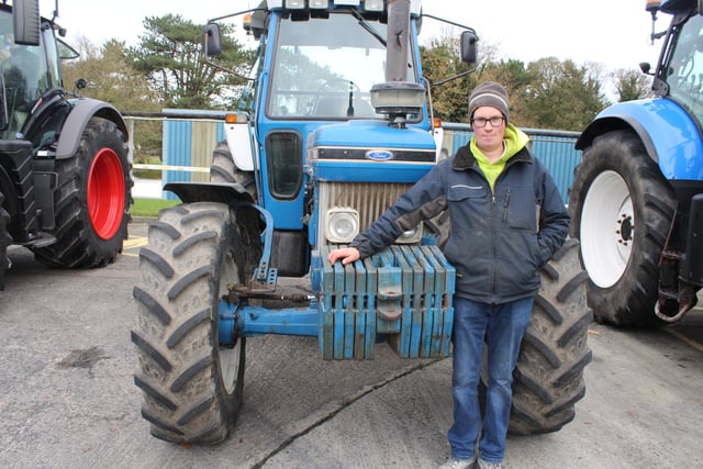 Patrick Pyers supported the tractor run.