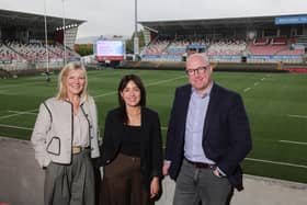 Suzanne Wylie, Chief Executive, NI Chamber; Tanya Anderson, Head of Business Deposits, Bank of Ireland UK and Kevin O'Hara, Head of Procurement, Navantia UK - Harland & Wolff