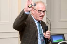 Dr Dick Sibley who addressed the Pedigree Cattle Trust’s bTB meeting in Armagh on 18th April.