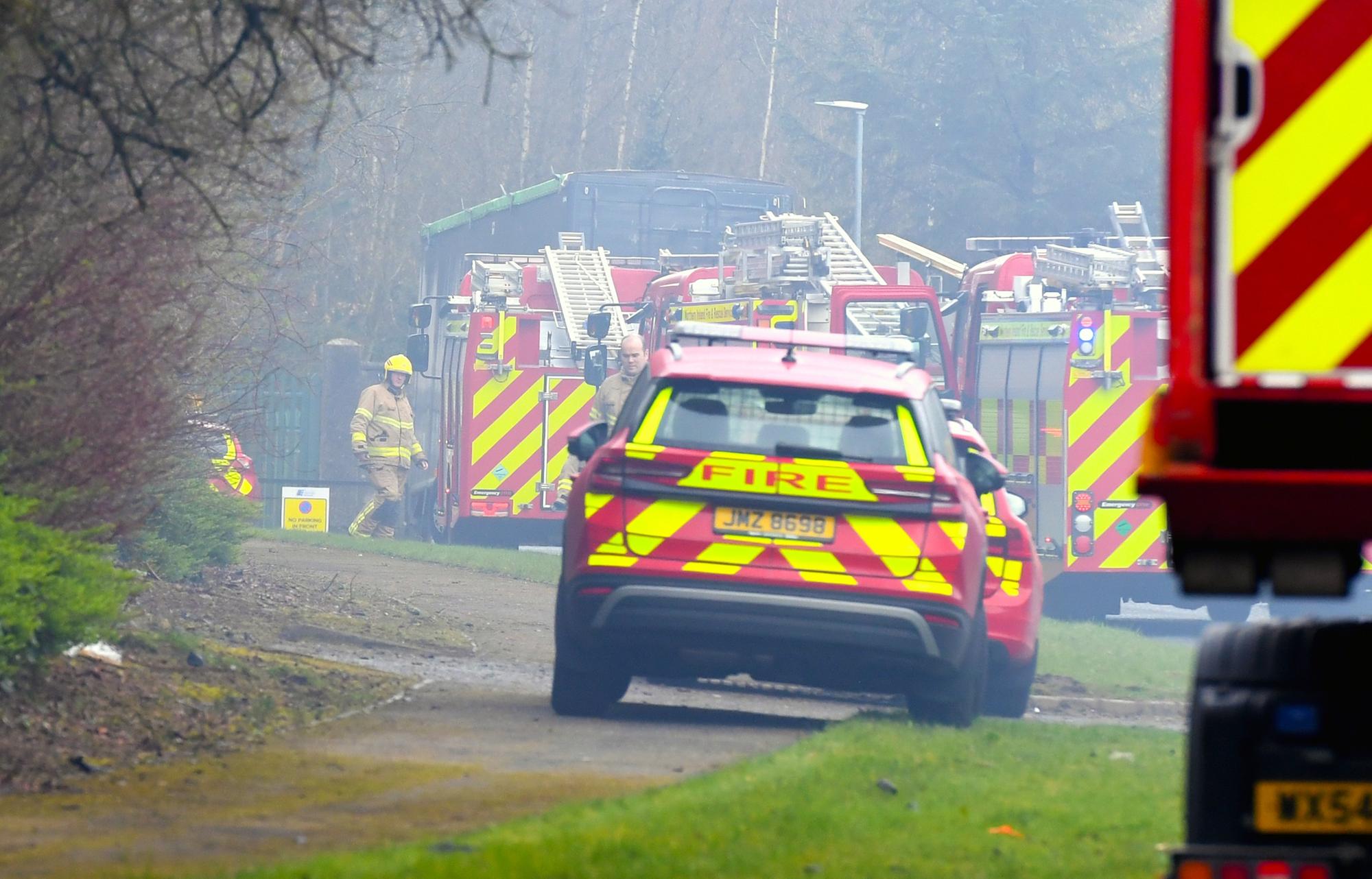 More than 100 firefighters tackle Omagh industrial fire as casualty ...