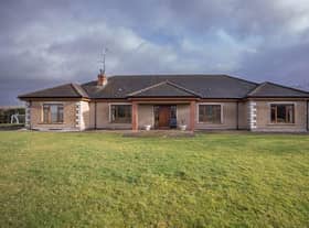 This three-bed detached bungalow was built approximately 15 years ago and comes with around 20 acres of ground suitable for grazing. Image: www.peterfitzpatrick.co.uk