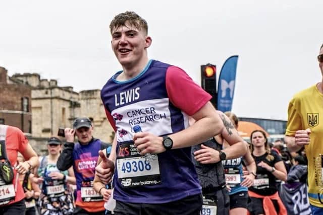 Lewis Gregg, from Coleraine, a vet student at Harper who plans to run in the London marathon next week (April 21st)  in support of the PDSA animal charity.