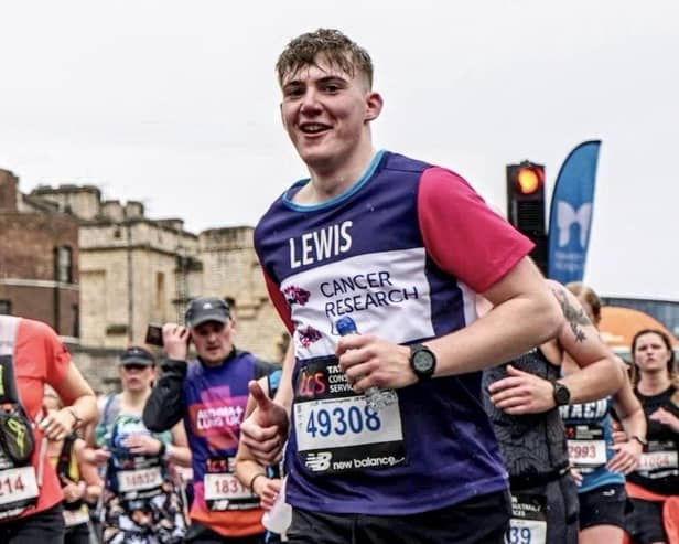 Lewis Gregg, from Coleraine, a vet student at Harper who plans to run in the London marathon next week (April 21st)  in support of the PDSA animal charity.