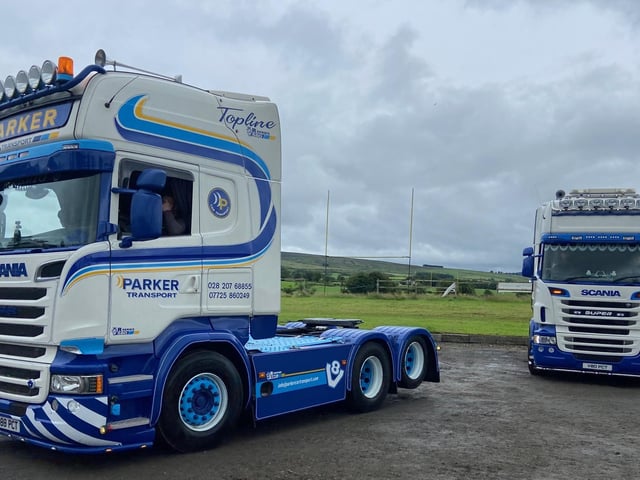 Trucks hitting the road