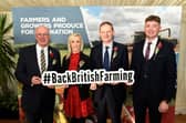 Jim Shannon MP, Carla Lockhart MP, David Brown UFU President and Alexander Kinnahan UFU.  Pic: DUP