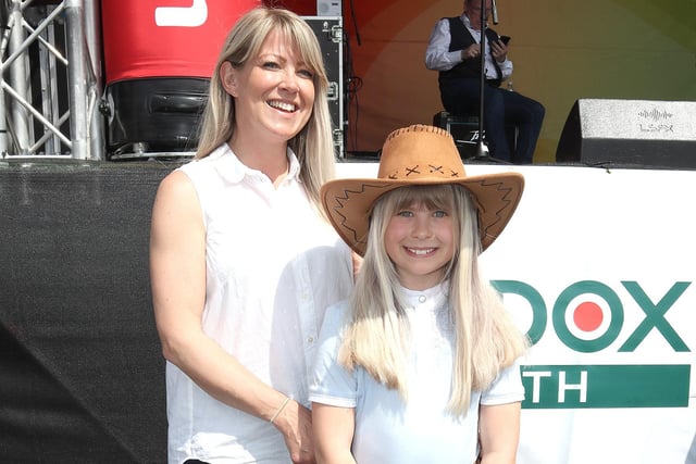 Third place in the Most Appropriately Dressed competition at the 154th Balmoral Show in partnership with Ulster Bank was awarded to mother-daughter duo Lucy and Catrina Prior from Bangor.