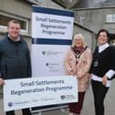 Deputy Mayor of Causeway Coast and Glens, Councillor Margaret-Anne McKillop with owner of Body and Mind Garvagh, Kathleen Doherty and Ian McQuitty, Department for Communities. Picture: Submitted