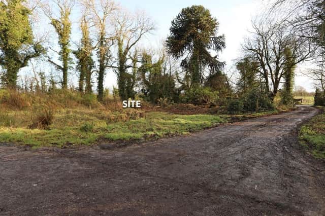 House foundations have been laid with a short private lane leading to the secluded wooded plot.