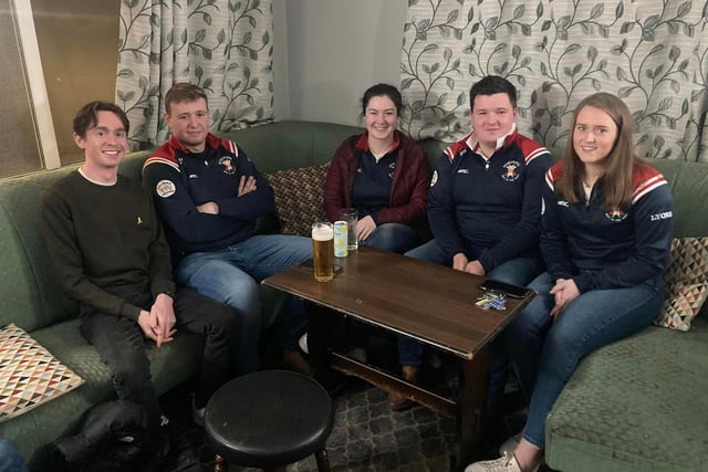 Seskinore YFC who attended the Tyrone quiz night