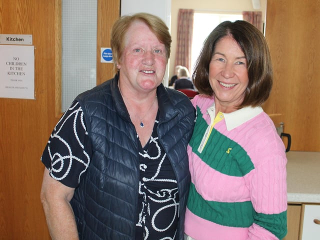 Lettie Fleming and Karen Savage helped out with the teas