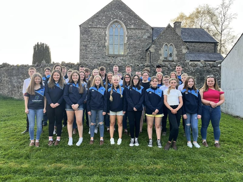 Members of Kells and Connor YFC at the annual prize giving at St Saviour's Church Hall, Kells. Picture: Kells and Connor YFC