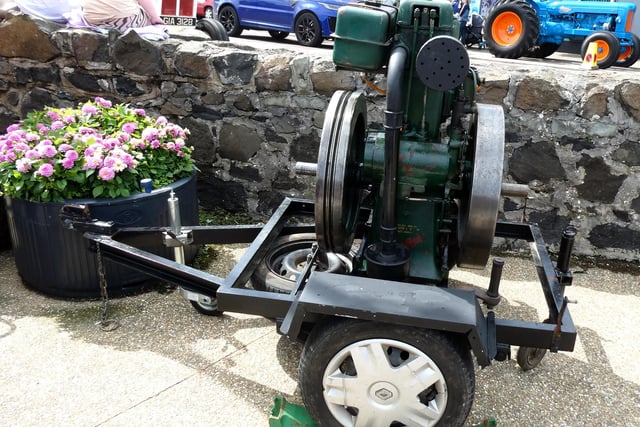 One of the stationary engines on display. Picture: Alan Hall