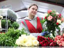 Portadown-based flower growers, Shane and Therese Donnelly at Greenisland Flowers have significantly increased supply to M&S. Pictured is Oksana Bochenko who is a member of the Greenisland team.