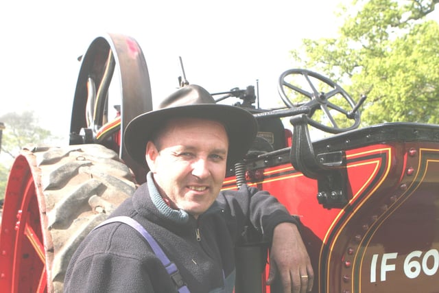 Rodney McKendry relaxes at the steam engine rally in Shanes Castle. Picture: Kevin McAuley