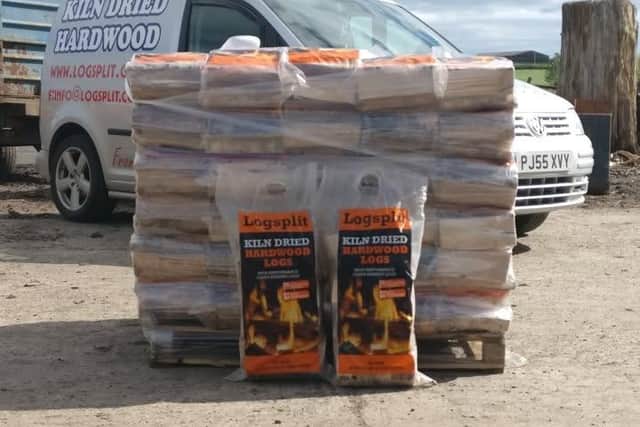 Logsplit company started by William Agnew now selling logs right around Northern Ireland