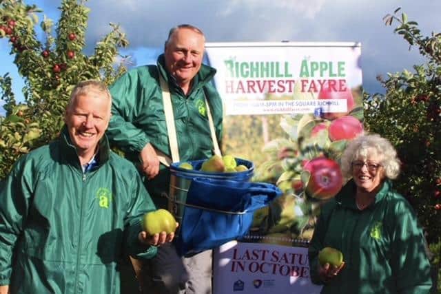 Some of the organisers of the Richhill Apple Harvest Fayre.
