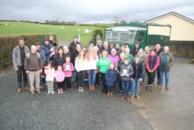 The Knox family from Warrenpoint were recently thrilled to hand over a cheque to MacMillian cancer support for £30,411.25.